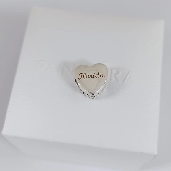 Pandora Florida Christmas Snowman Exclusive Charm S925 Sterling Silver with box - Picture 2 of 6